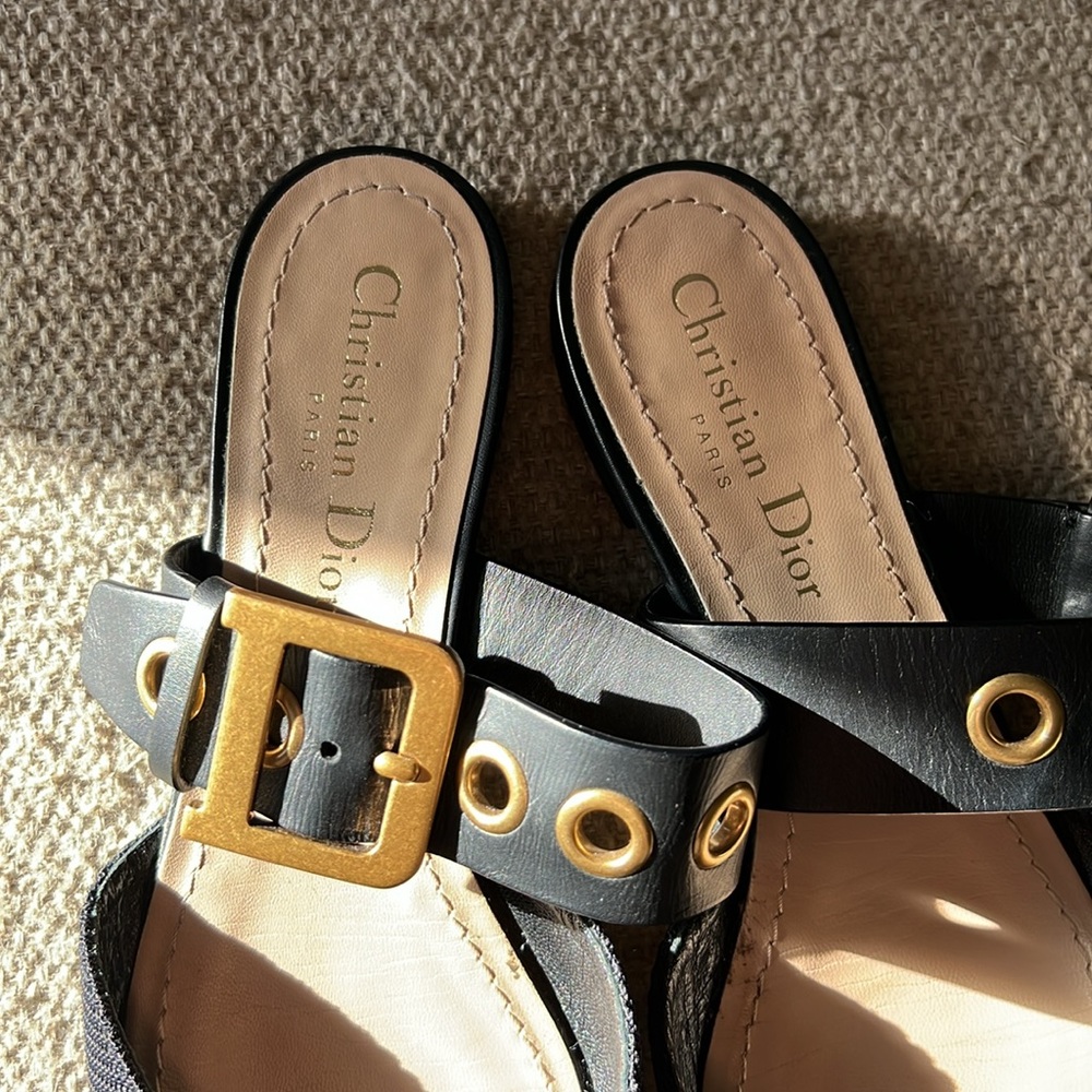 Slide fabric mules 37.5 - Picture 5 of 6